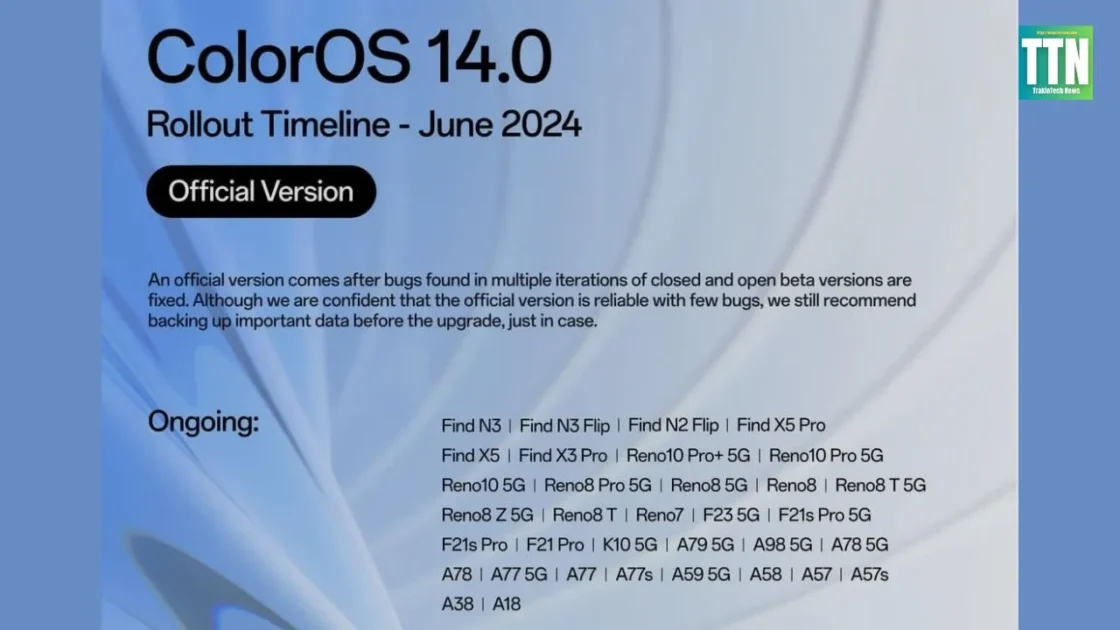 ColorOS 14.0 Arrives in June: Official Version Rollout Begins!
